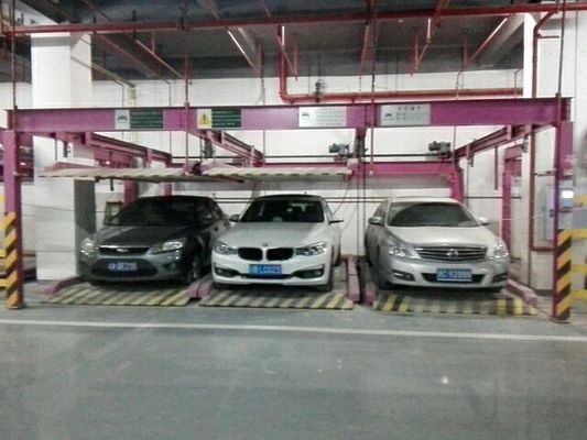 自動水力4柱式駐車エレベーター