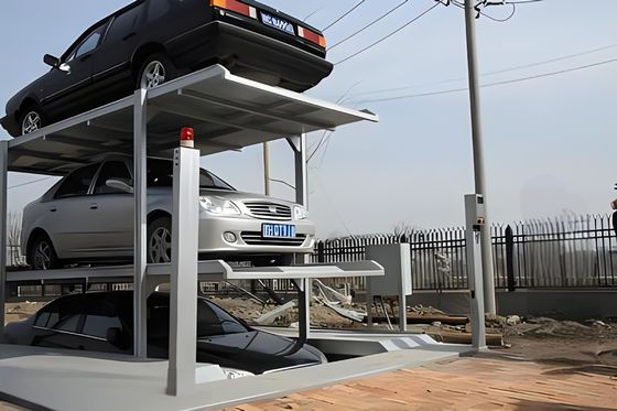1700kg カースタッカー ピット PLC制御 機械的な駐車設備