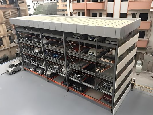6階自動駐車場 ガレージ 2トンの自動駐車場 ホーム