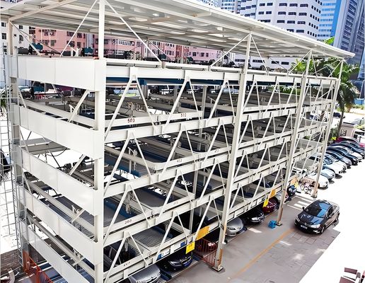 6階建ての車スタッカーピット 2t自動駐車場システム